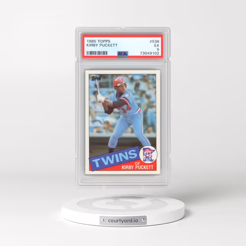1985 Topps #536 Kirby Puckett (PSA 5 EX)