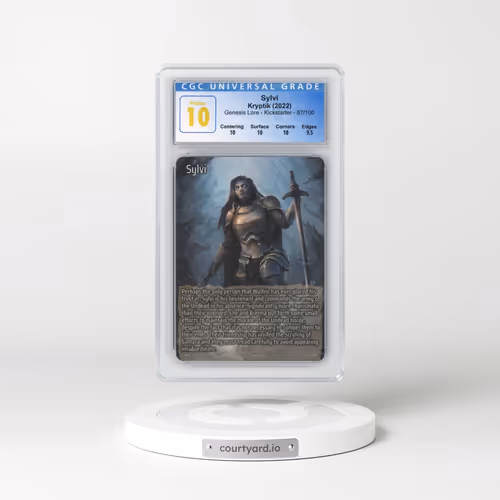 2022 Kryptik Genesis Lore - Kicks - #87/100 Sylvi (CGC 10 PRISTINE)