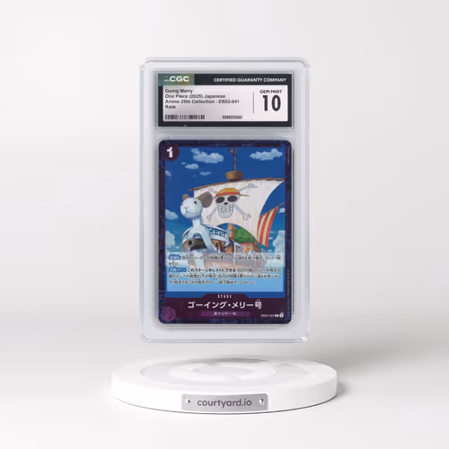 2025 One Piece Japanese Anime 25th Collection #EB02-041 Going Merry - Rare (CGC 10 GEM MINT)