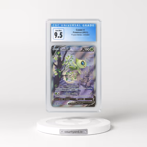 2019 Fusion Strike #245 Celebi V (CGC 10 GEM MINT)