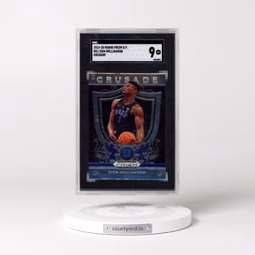 2019 Panini Prizm Draft Picks #51 Zion Williamson - Crusade (SGC 9 MINT)