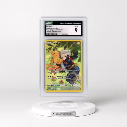 2022 Lost Origin #TG05/TG30 Pikachu - Character Rare (CGC 9 MINT)