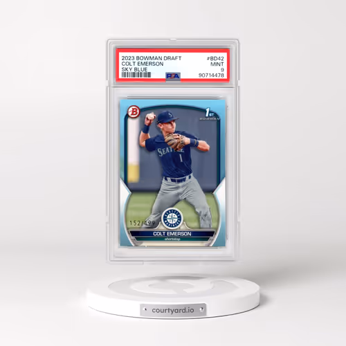 2023 Bowman Draft #BD42 Colt Emerson - Sky Blue (PSA 9 MINT)
