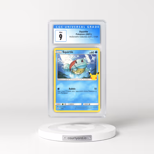 2021 McDonald's Collection #17 Squirtle (CGC 9 MINT)