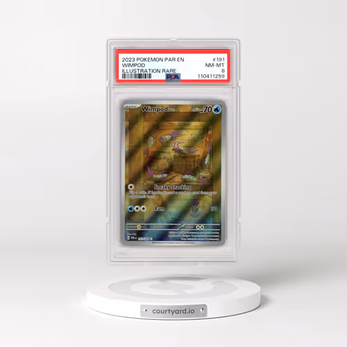 2023 Pokémon Par EN-Paradox Rift #191 Wimpod - Illustration Rare (PSA 8 NM-MT)