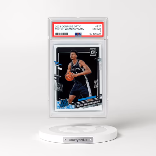2023 Panini Donruss Optic #225 Victor Wembanyama (PSA 8 NM-MT)