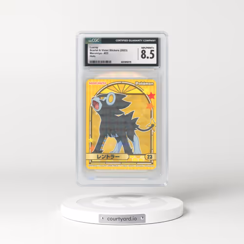 2023 Scarlet & Violet Stickers (Marumiya Archway BG) - Japanese #23 Luxray - Holo (CGC 8.5 NM-MT+)