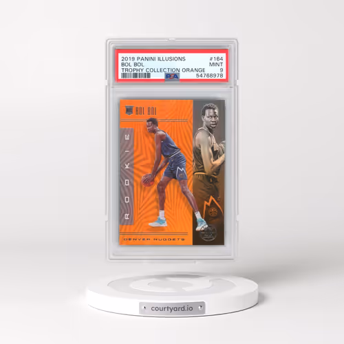 2019 Panini Illusions #164 Bol Bol - Trophy Collection Orange (PSA 9 MINT)