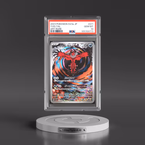 2023 Pokémon Sv3a-Raging Surf #071 Yveltal - Art Rare (PSA 10 GEM MINT)