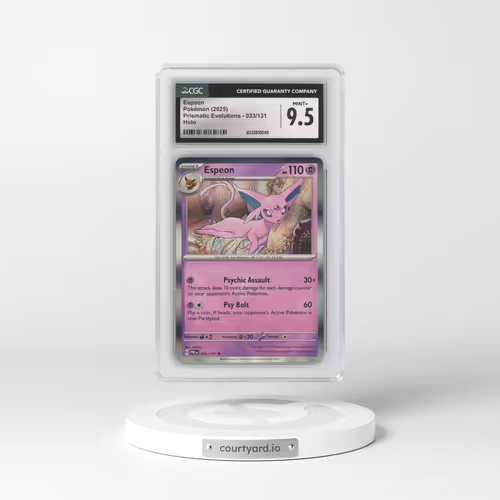 2025 Prismatic Evolutions - PRE EN #033/131 Espeon - Holo (CGC 9.5 MINT+)
