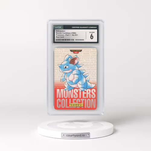 1996 (Monsters Collection) Part 1 #031 Nidoqueen - Red Card (CGC 6 EX-NM)
