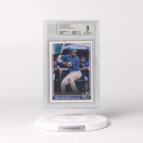 2018 Donruss Blank Backs #37 Amed Rosario RR (BGS 9 MINT)