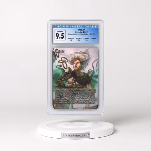 2022 Kryptik Genesis Lore - Kicks - #28/100 Dagon (CGC 10 GEM MINT)