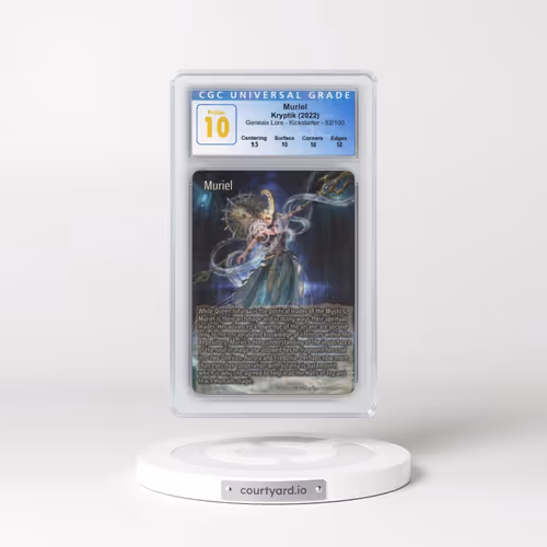 2022 Kryptik Genesis Lore - Kicks - #52/100 Muriel (CGC 10 PRISTINE)