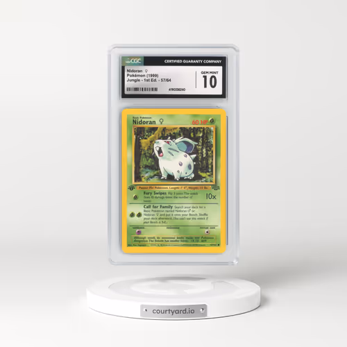1999 Jungle #57 Nidoran (F) - 1st Edition (CGC 10 GEM MINT)
