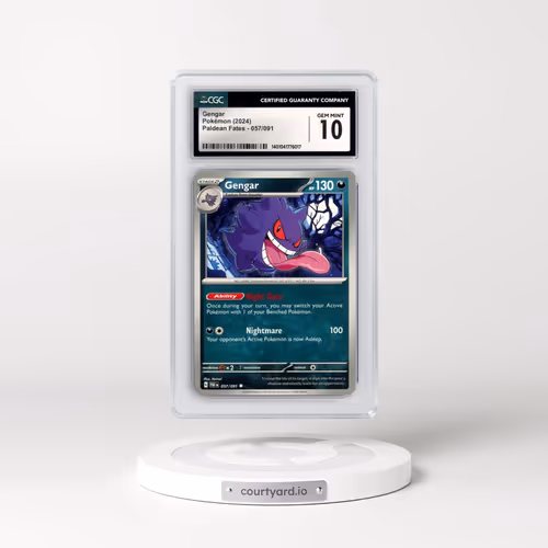 2024 Paldean Fates - PAF EN #057/091 Gengar (CGC 10 GEM MINT)