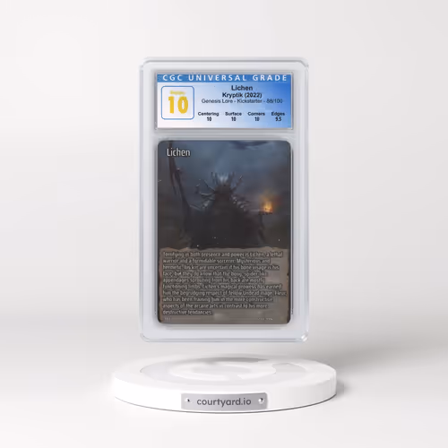 2022 Kryptik Genesis Lore - Kicks - #88/100 Lichen (CGC 10 PRISTINE)