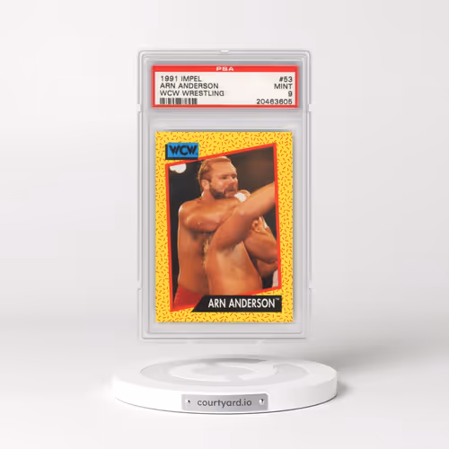 1991 Impel WCW Wrestling #53 Arn Anderson (PSA 9 MINT)