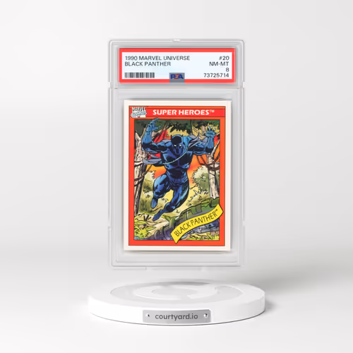 1990 Marvel Universe #20 Black Panther (PSA 8 NM-MT)