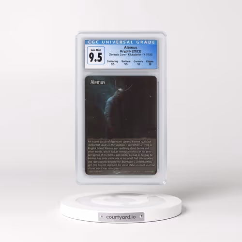2022 Kryptik Genesis Lore - Kicks - #41/100 Alemus (CGC 10 GEM MINT)