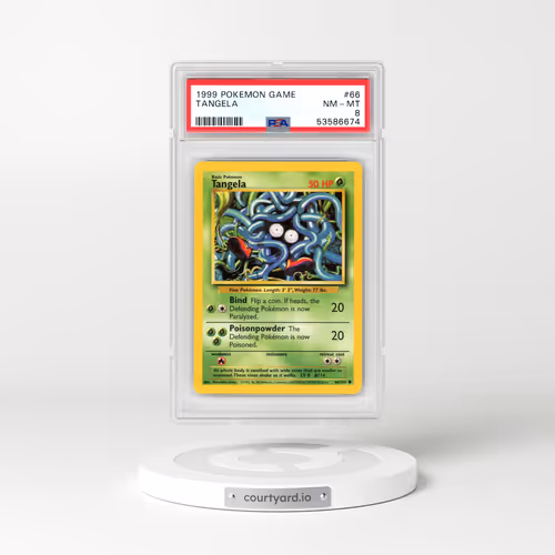 1999 Pokémon Game #66 Tangela (PSA 8 NM-MT)