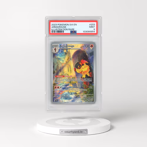 2023 Pokémon Svi EN-Scarlet & Violet #203 Armarouge - Illustration Rare (PSA 9 MINT)