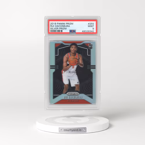 2019 Panini Prizm #255 Rui Hachimura - Silver Prizm (PSA 9 MINT)