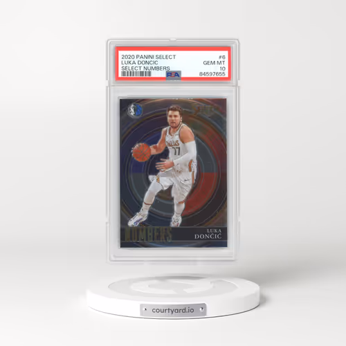 2020 Panini Select #6 Luka Doncic - Select Numbers (PSA 10 GEM MINT)