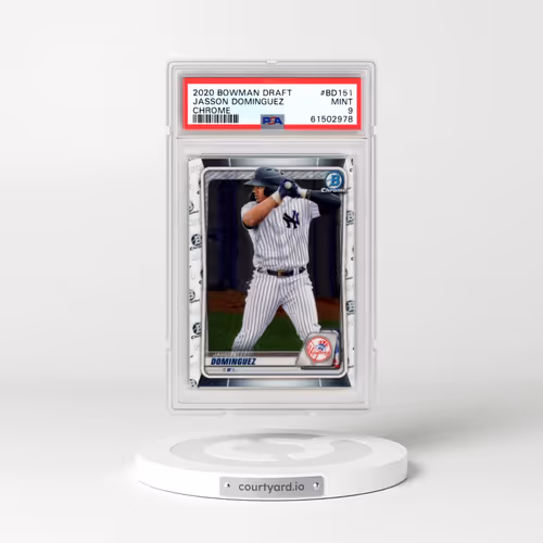 2020 Bowman Draft #BD151 Jasson Dominguez - Chrome (PSA 9 MINT)