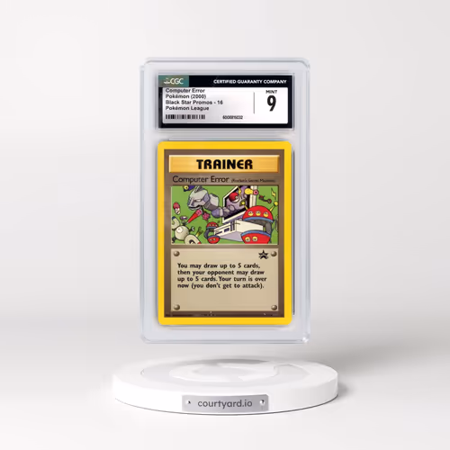 1999 Black Star Promos #16 Computer Error - Pokémon League (CGC 9 MINT)
