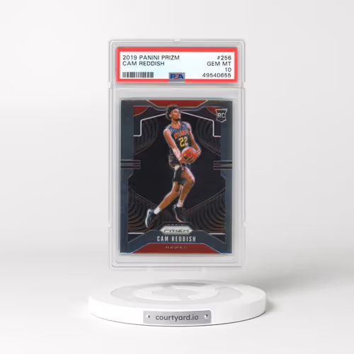 2019 Panini Prizm #256 Cam Reddish (PSA 10 GEM MINT)