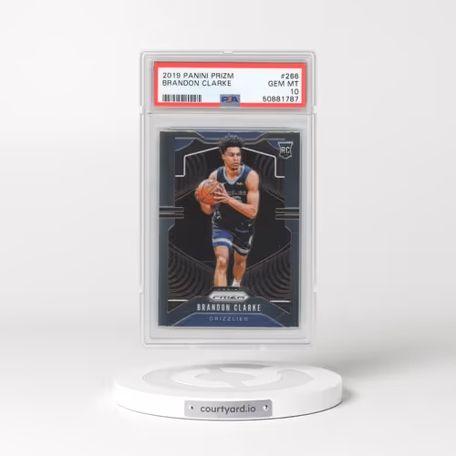 2019 Panini Prizm #266 Brandon Clarke (PSA 10 GEM MINT)