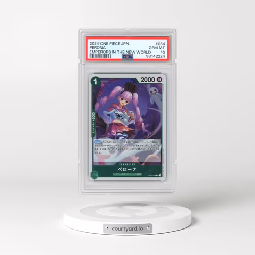 2024 One Piece Japanese OP09-Emperors in the New World #034 Perona (PSA 10 GEM MINT)