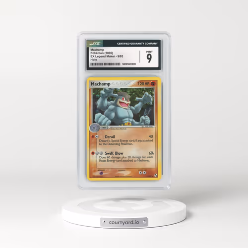 2006 EX Legend Maker #9 Machamp - Holo (CGC 9 MINT)