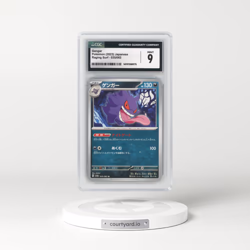 2023 Raging Surf #035/062 Gengar (CGC 9 MINT)