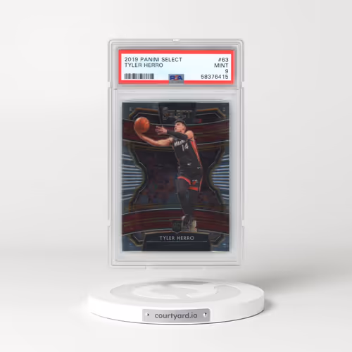 2019 Panini Select #63 Tyler Herro (PSA 9 MINT)