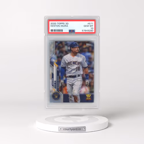 2020 Topps on Demand 3D #571 Keston Hiura (PSA 10 GEM MINT)