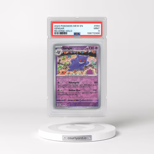 2023 Pokémon Mew EN-151 #094 Gengar - Reverse Holo (PSA 9 MINT)