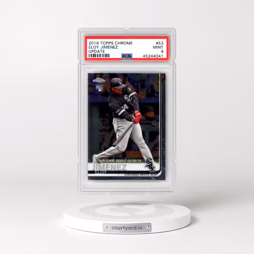 2019 Topps Chrome Update #53 Eloy Jimenez (PSA 9 MINT)