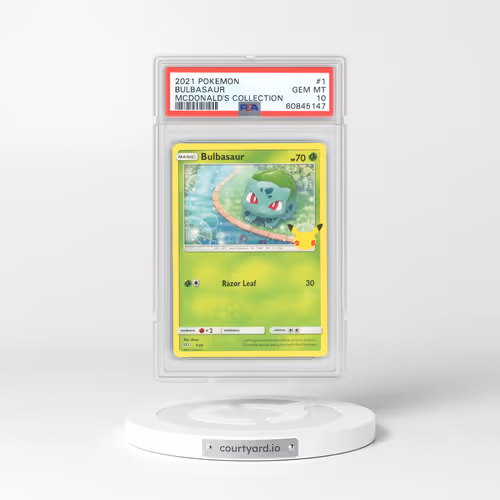 2021 McDonald's Collection #1 Bulbasaur (PSA 10 GEM MINT)