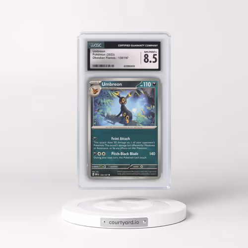 2023 Obsidian Flames - OBF EN #130/197 Umbreon (CGC 8.5 NM-MT+)