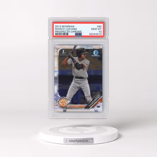 2019 Bowman Prospects Chrome #82 Marco Luciano (PSA 10 GEM MINT)