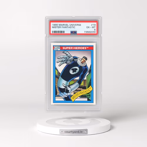1990 Marvel Universe #19 Mister Fantastic (PSA 6 EX-MT)