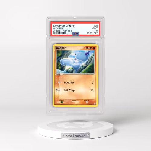 2005 Pokémon EX Unseen Forces #79 Wooper (PSA 9 MINT)