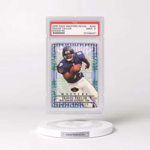 2000 Collector's Edge Masters Retail #204 Travis Taylor - Rookie RC (PSA 9 MINT)