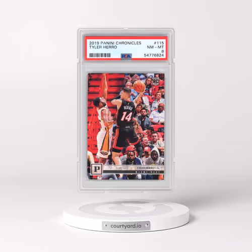 2019 Panini Chronicles #115 Tyler Herro (PSA 8 NM-MT)