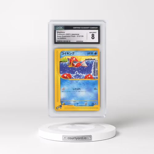 2001 Base Expansion Pack #012/128 Magikarp - 1st Edition (CGC 8 NM-MT)