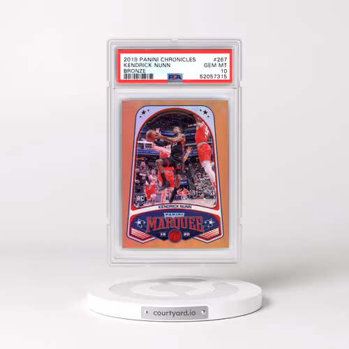 2019 Panini Chronicles #267 Kendrick Nunn - Bronze (PSA 10 GEM MINT)