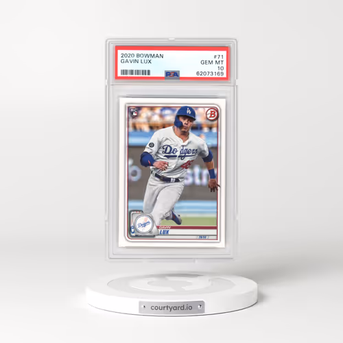 2020 Bowman #71 Gavin Lux (PSA 10 GEM MINT)