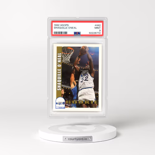 1992 Hoops #442 Shaquille O'Neal (PSA 9 MINT)